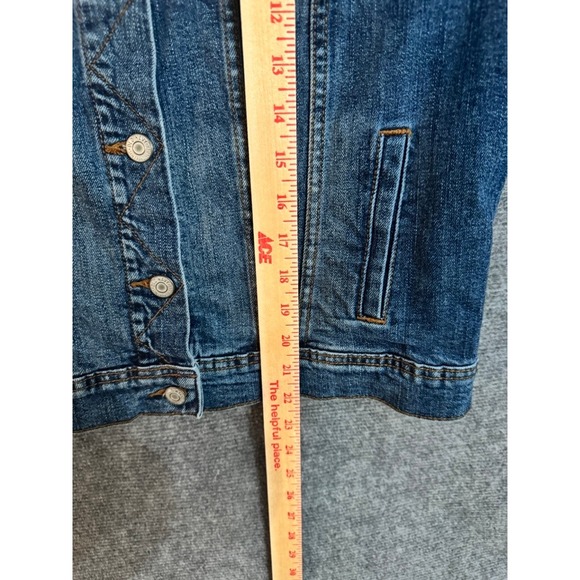 Old Navy Classic Blue Denim Jean Jacket Size L - Picture 6 of 7